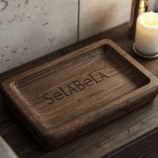 Seifenschale aus Holz